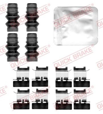 QUICK BRAKE 109-0120 Monteringssæt til bremseklodser CRAFTER 2.0 TDI RWD 177 HK Diesel