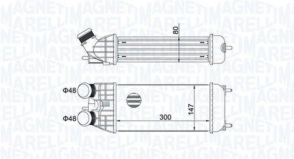 MAGNETI MARELLI Intercooler Article number: 351319204470 cheaply