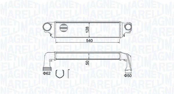 MAGNETI MARELLI Intercooler Article number: 351319204590 cheaply