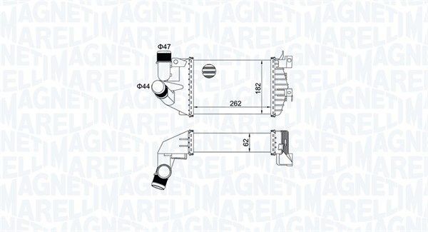 MAGNETI MARELLI Intercooler Article number: 351319205080 cheaply