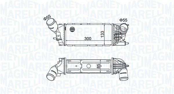 MAGNETI MARELLI Intercooler Article number: 351319205120 cheaply