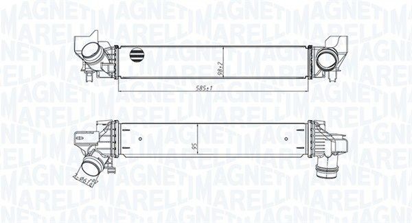 MAGNETI MARELLI Intercooler Article number: 351319205450 cheaply