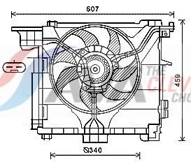 AVA COOLING SYSTEMS Heater matrix Article number: KA6330 cheaply