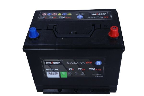 MAXGEAR Battery Article number: 85-0026 cheaply