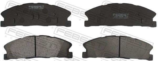 FEBEST Brake pad set Article number: 2101-TWJF cheaply