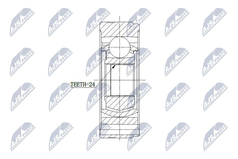 NTY Joint kit, drive shaft Article number: NPW-HY-521 cheaply
