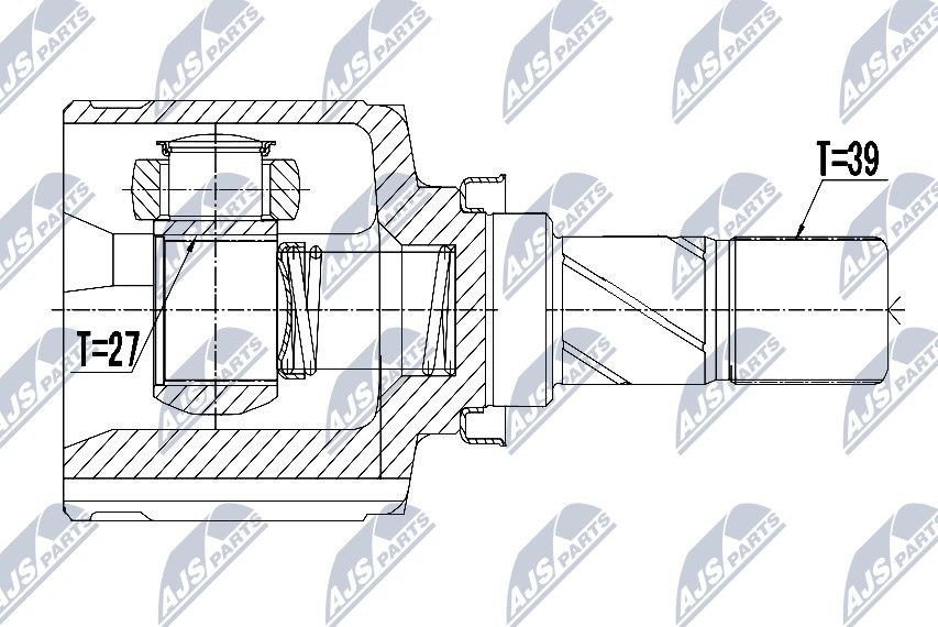 NTY Joint kit, drive shaft Article number: NPW-PL-058 cheaply