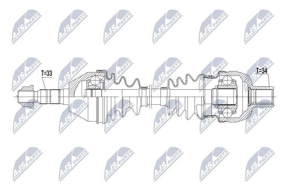 NTY Drive shaft Article number: NPW-PL-079 cheaply