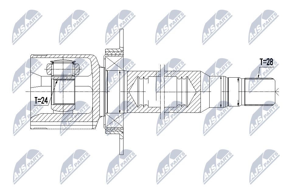 NTY Joint kit, drive shaft Article number: NPW-VV-086 cheaply