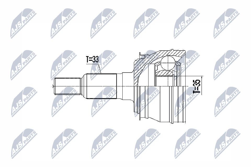 NTY Joint kit, drive shaft Article number: NPZ-CH-027 cheaply