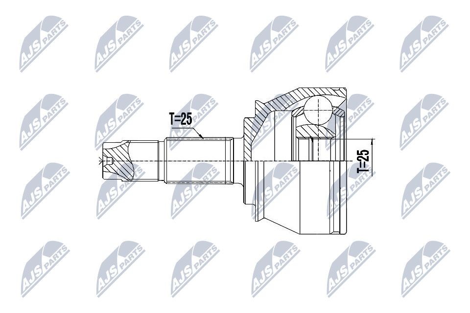 NTY Joint kit, drive shaft Article number: NPZ-FT-056 cheaply
