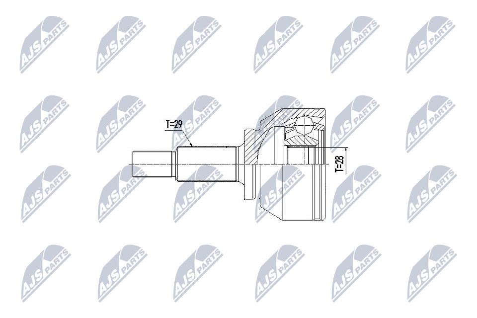 NTY Joint kit, drive shaft Article number: NPZ-PL-041 cheaply