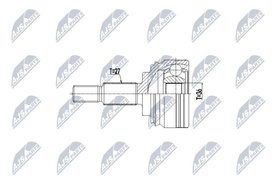 NTY Joint kit, drive shaft Article number: NPZ-RE-060 cheaply