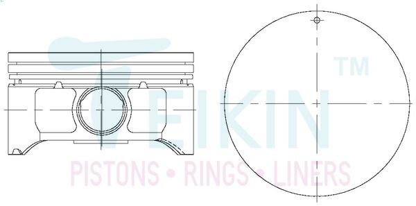 TEIKIN Piston Set Article number: 44332.STD cheaply