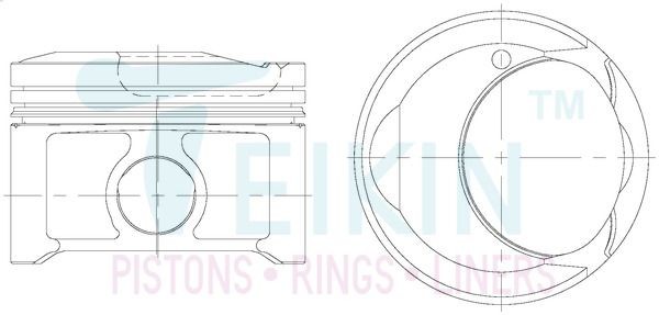 TEIKIN Piston Set Article number: 46365.050 cheaply