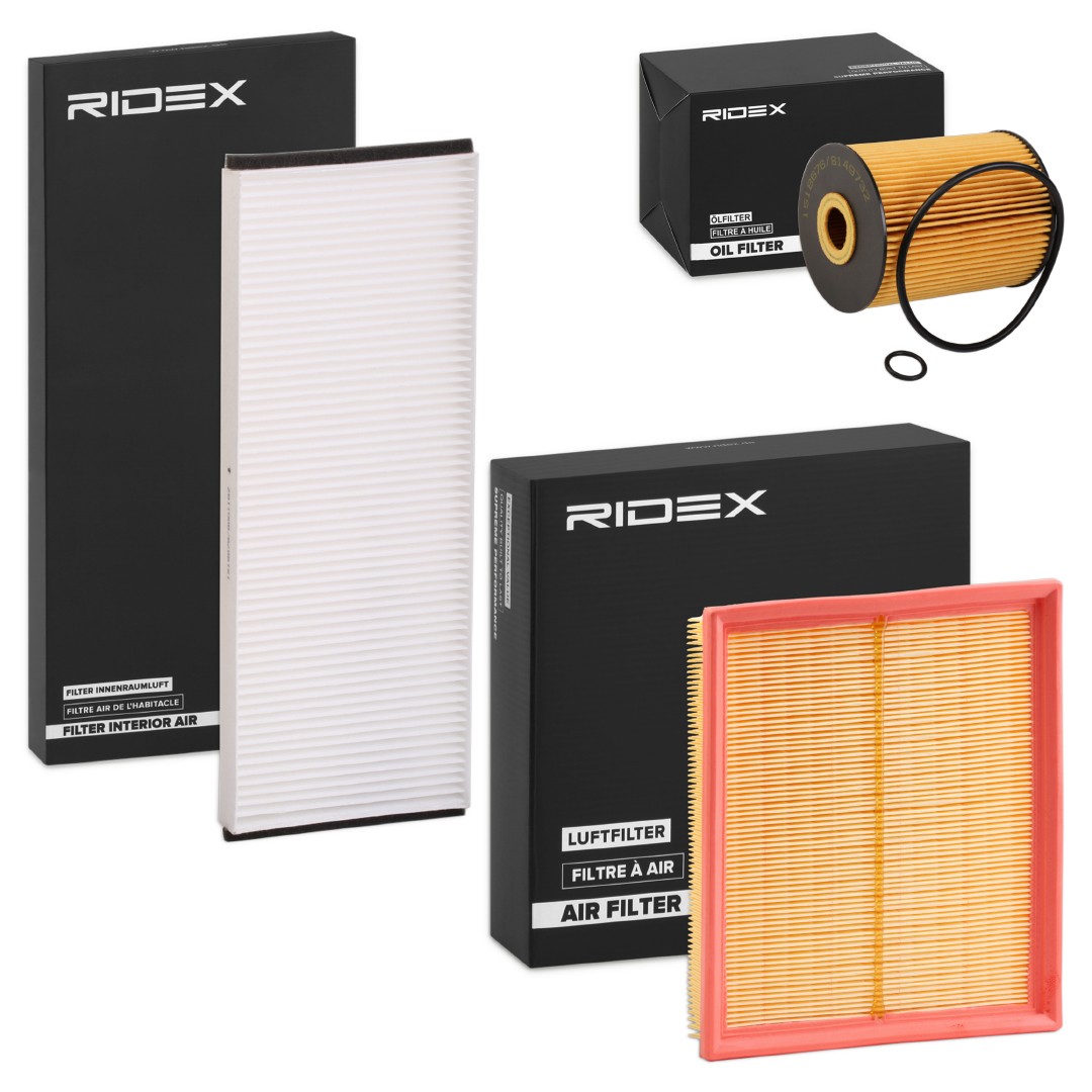 RIDEX Filter kit Article number: 4055F0809 cheaply