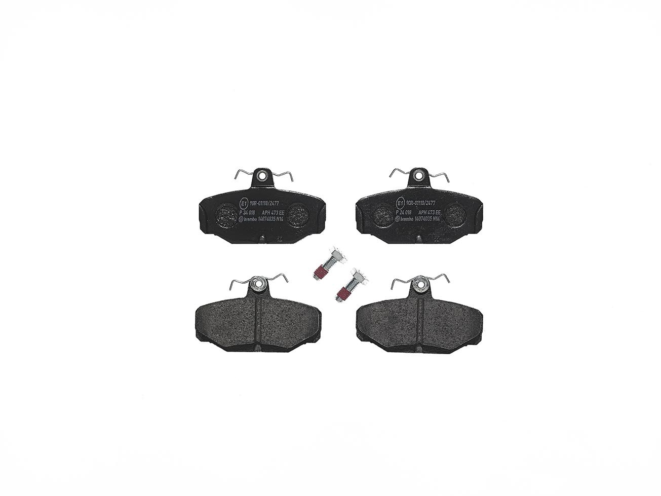 BREMBO Brake pad set Article number: P 24 018 cheaply