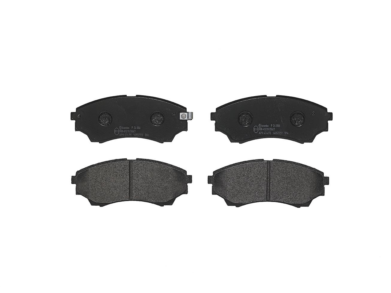 BREMBO Brake pad set Article number: P 24 086 cheaply