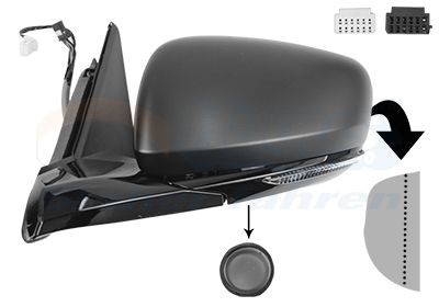 VAN WEZEL Wing mirror Article number: 4317817 cheaply