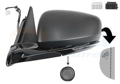 VAN WEZEL Wing mirror Article number: 4317827 cheaply
