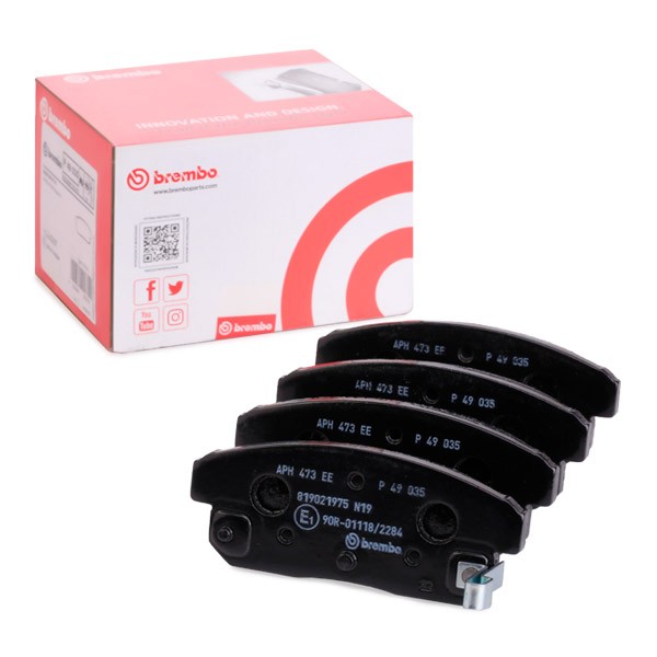 BREMBO Piduriklotsid Artikli number: P 49 035 soodsalt