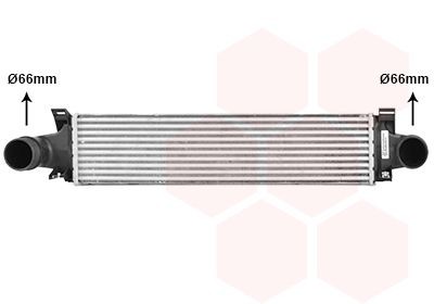 VAN WEZEL Intercooler Article number: 59004296 cheaply