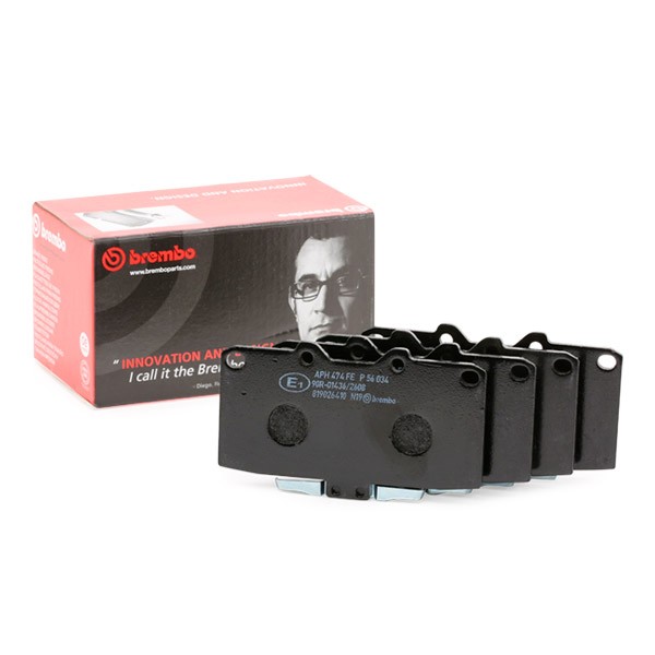 BREMBO Brake pad set Article number: P 56 034 cheaply