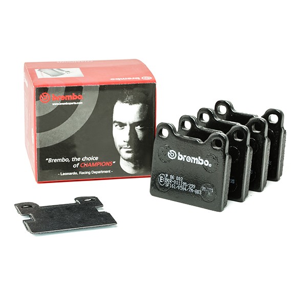 BREMBO Brake pad set Article number: P 86 002 cheaply