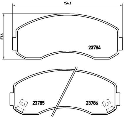 BREMBO Brake pad set Article number: P 99 003 cheaply