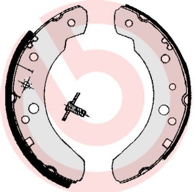 BREMBO Brake Shoe Set Article number: S 24 537 cheaply