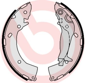 BREMBO Brake Shoe Set Article number: S 30 519 cheaply