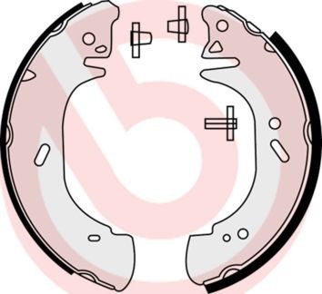 BREMBO Brake Shoe Set Article number: S 59 518 cheaply