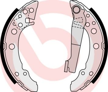 BREMBO Brake Shoe Set Article number: S 85 535 cheaply