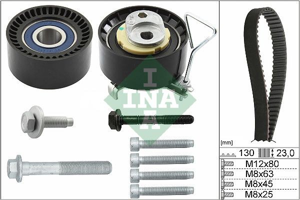 INA Timing belt kit Article number: 530 0746 10 cheaply