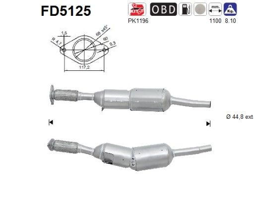 AS Tahmafilter Artikli number: FD5125 soodsalt