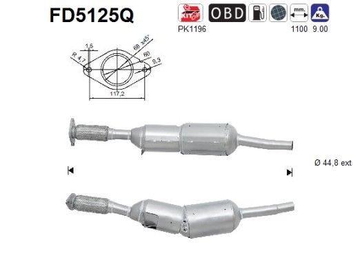 AS Tahmafilter Artikli number: FD5125Q soodsalt