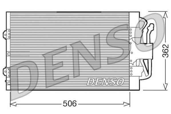 DENSO Kondensaator, kliimaseade Artikli number: DCN10004 soodsalt