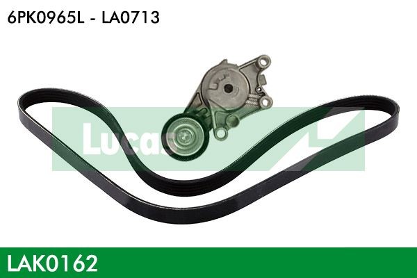 LUCAS V-Ribbed Belt Set Article number: LAK0162 cheaply