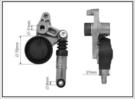 CAFFARO Tensioner Lever, v-ribbed belt Article number: 126540SP cheaply