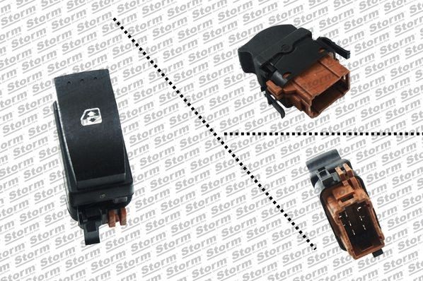 STORM QUALITY PARTS Window switch Article number: 61045 cheaply