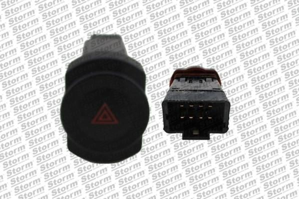 STORM QUALITY PARTS 87363 Hazard Light Switch LOGAN 1.6 (LS0L, LS09, LS0V, LS0P, LS18, LS1S, LS1V, LS1Y,... 105 PS Petrol