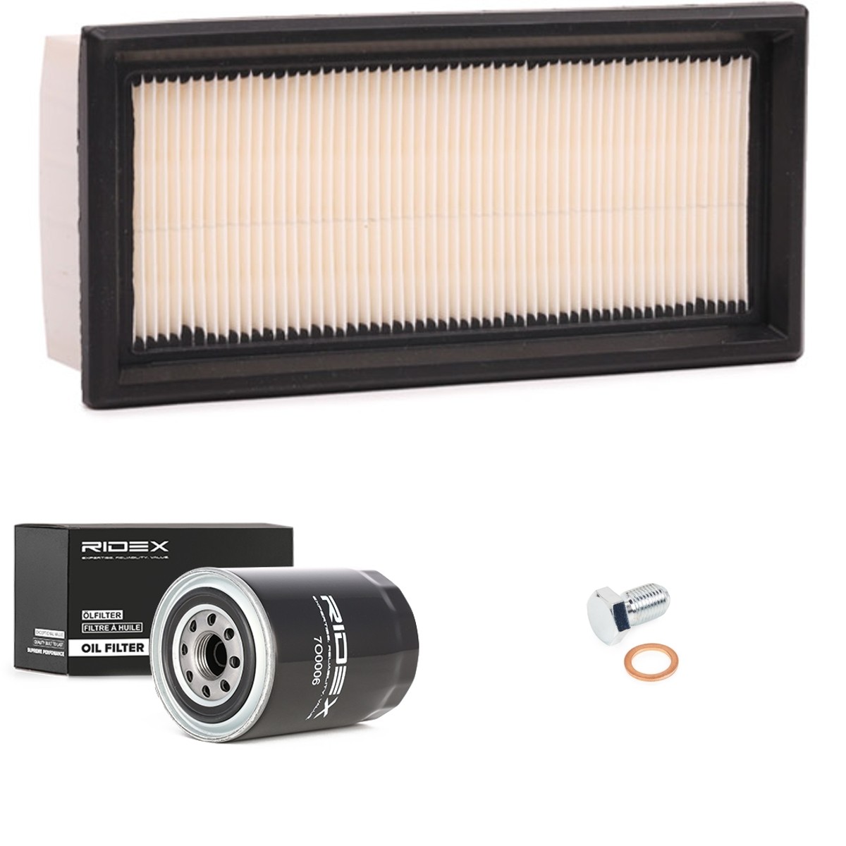 RIDEX Filter-komplekt Artikli number: 4055F1656 soodsalt