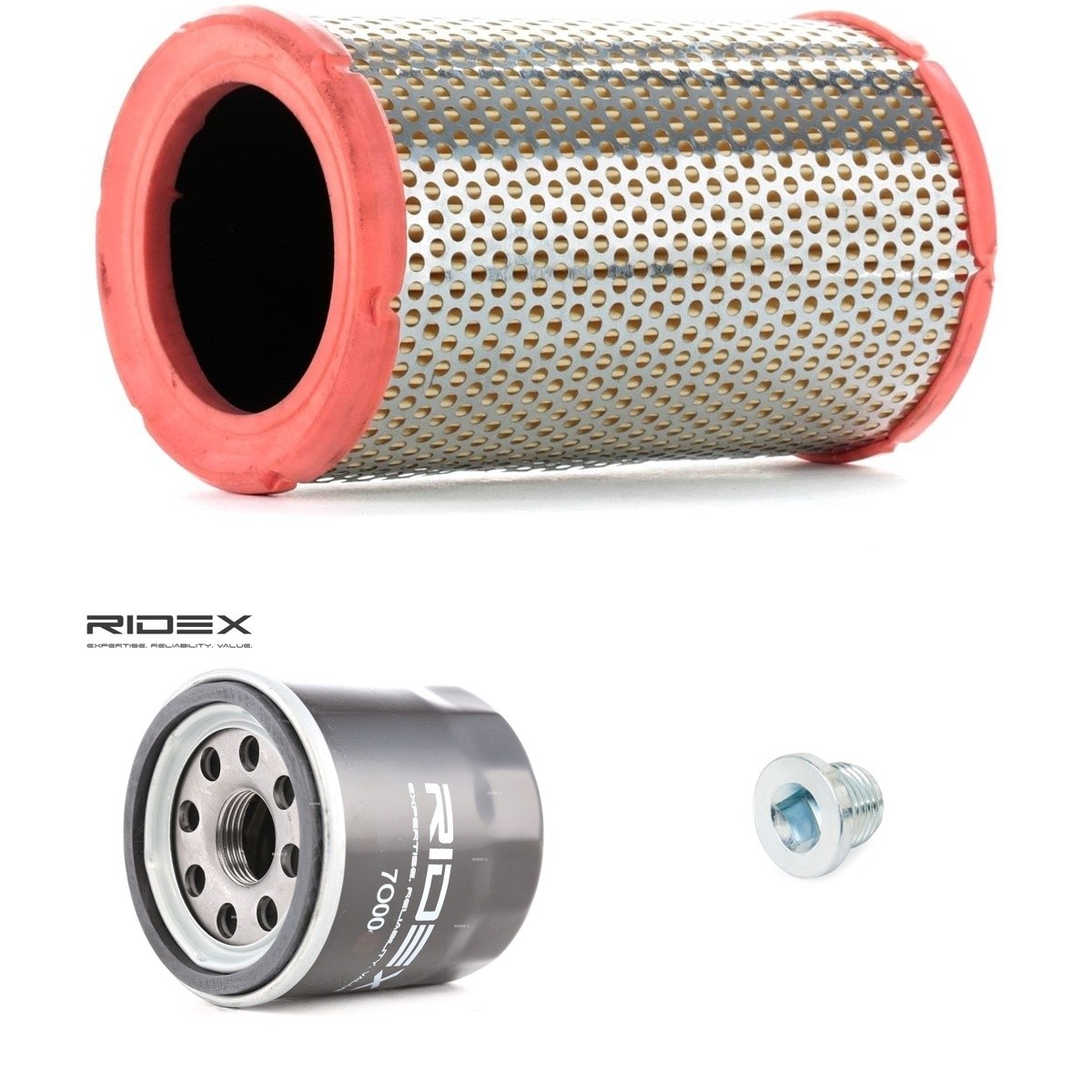 RIDEX Filter kit Varenummer: 4055F2074 billige