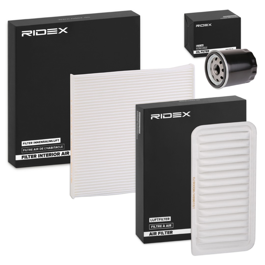 RIDEX Filter kit Article number: 4055F2950 cheaply