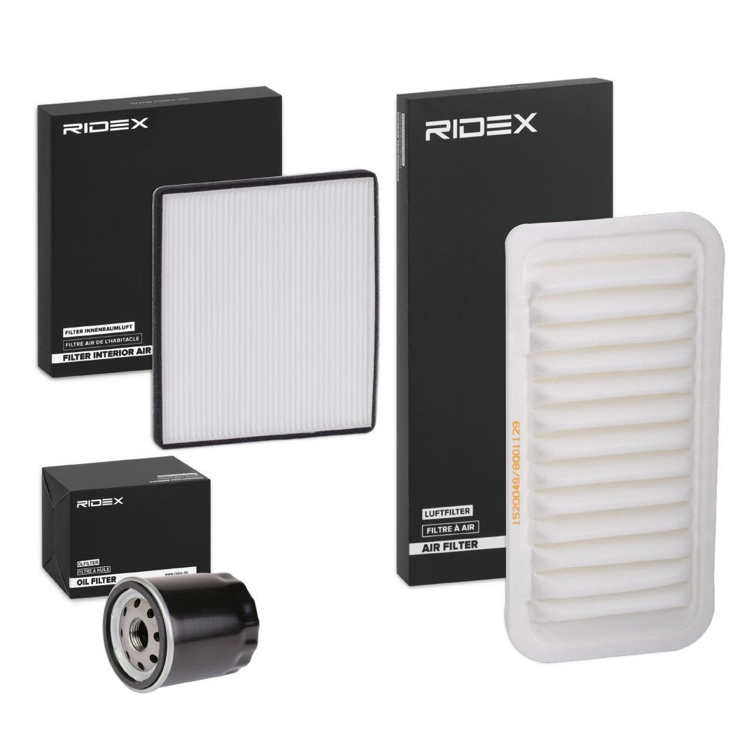 RIDEX Filter kit Varenummer: 4055F2972 billige