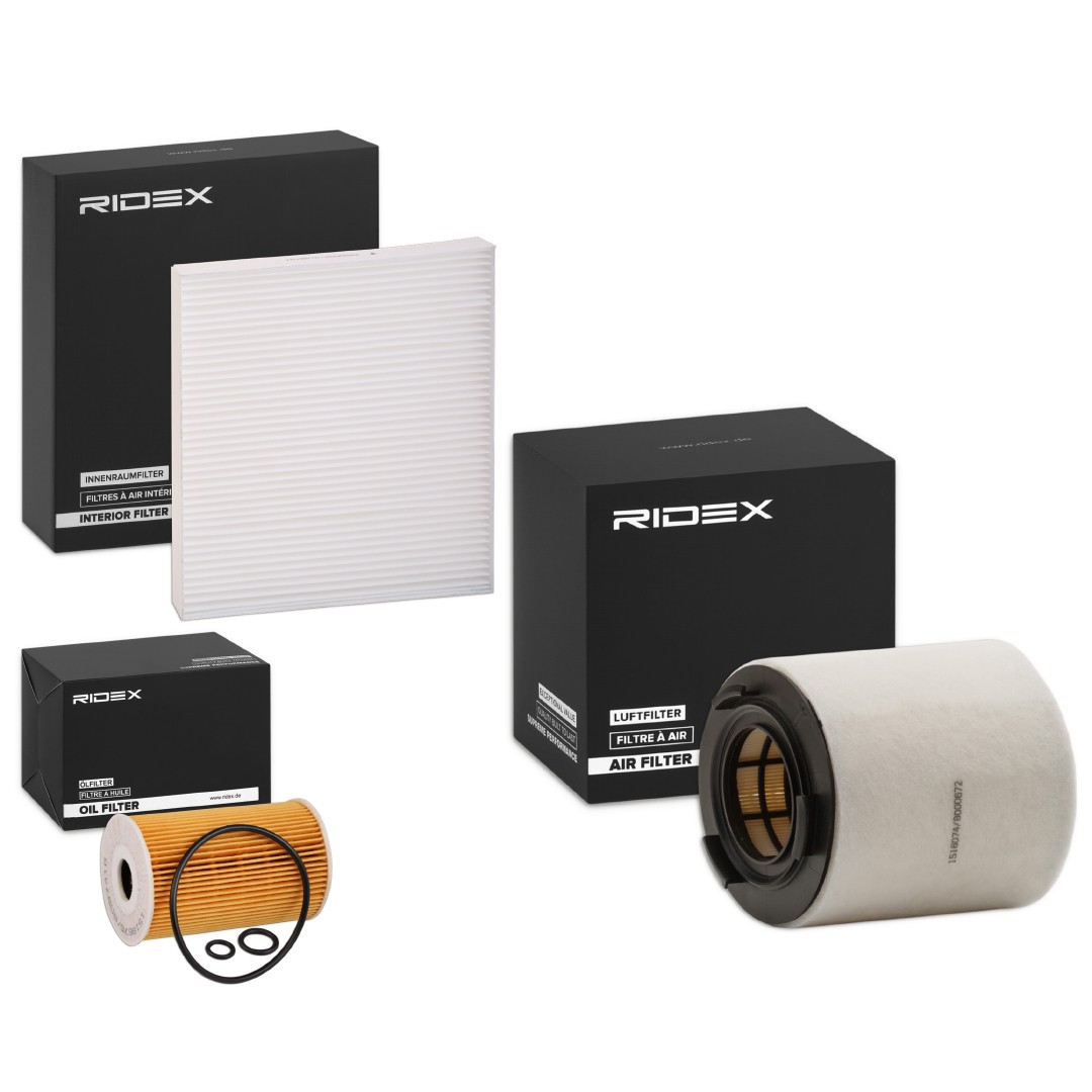 RIDEX Filter kit Varenummer: 4055F2988 billige