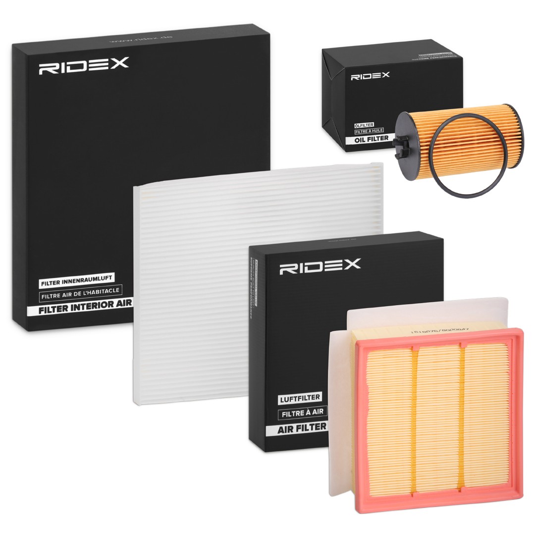RIDEX Filter kit Article number: 4055F3483 cheaply