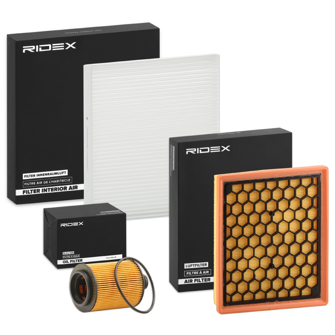RIDEX Filter kit Article number: 4055F3904 cheaply