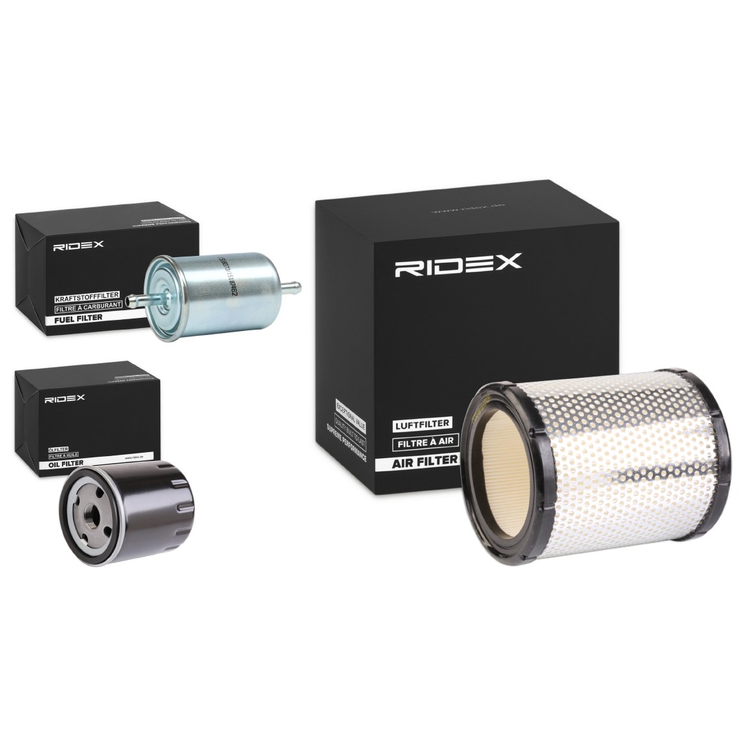 RIDEX Filter kit Varenummer: 4055F7621 billige