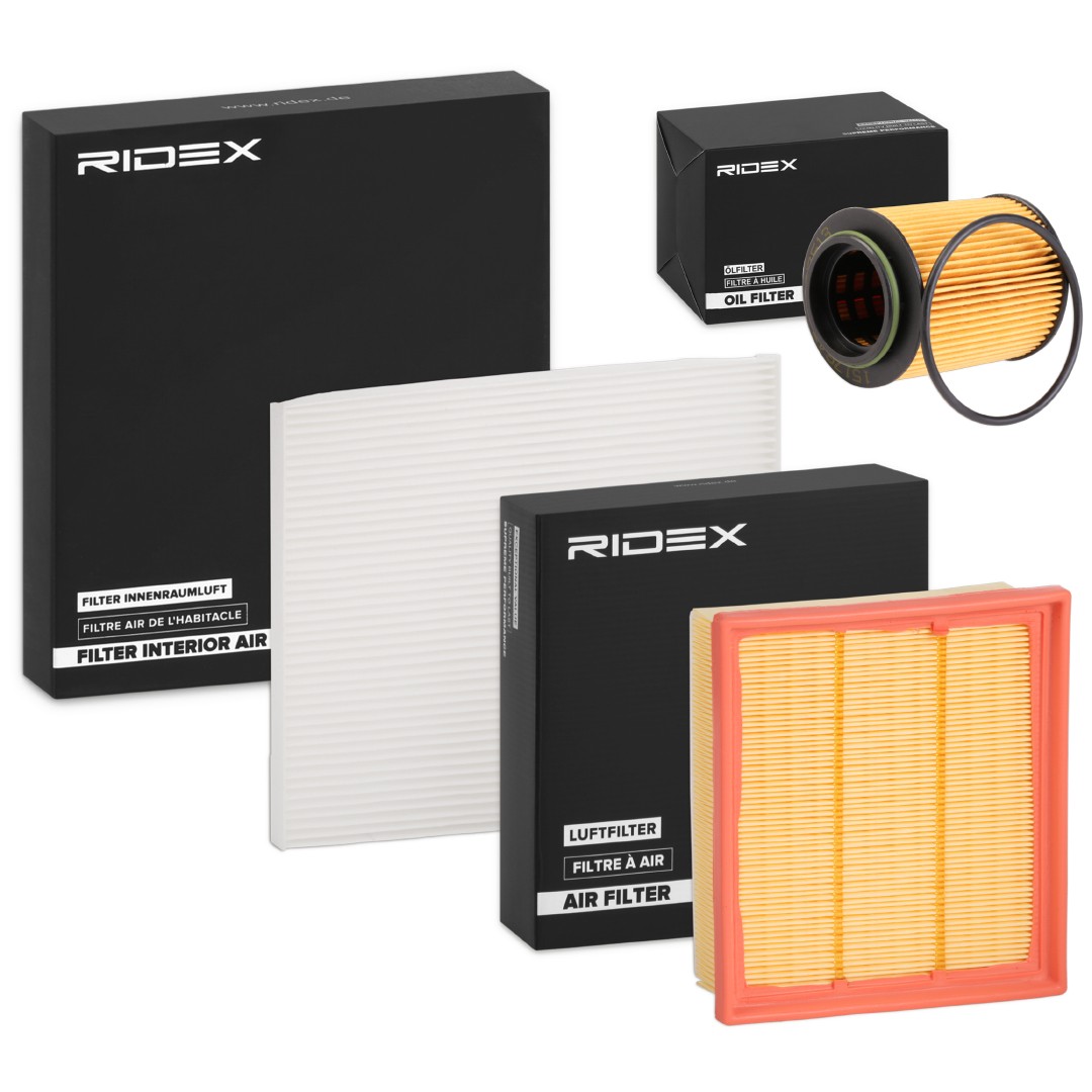 RIDEX Filter-komplekt Artikli number: 4055F20170 soodsalt